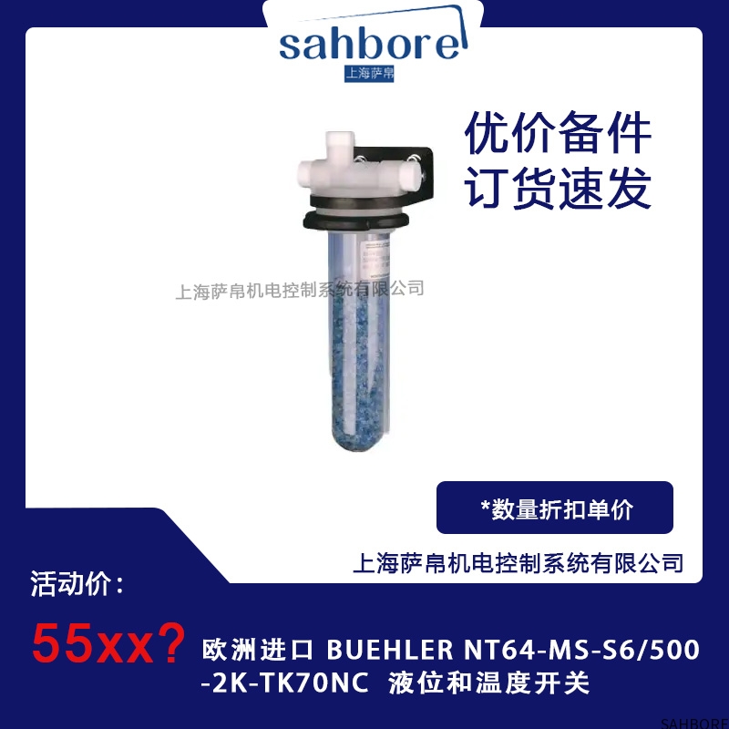 欧洲进口 BUEHLER NT64-MS-S6/500-2K-TK70NC 液位和温度开关