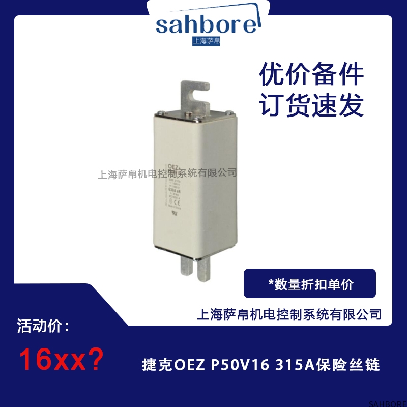 捷克OEZ P50V16 315A保险丝链
