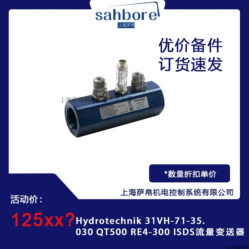 Hydrotechnik 31VH-71-35. 030 QT500 RE4-300ISDS流量变送器