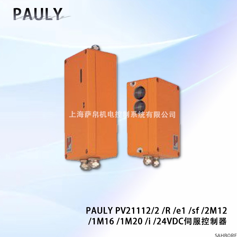 PAULY PV21112/2 /R /e1 /sf /2M12/1M16/1M20/i/24VDC伺服控制器