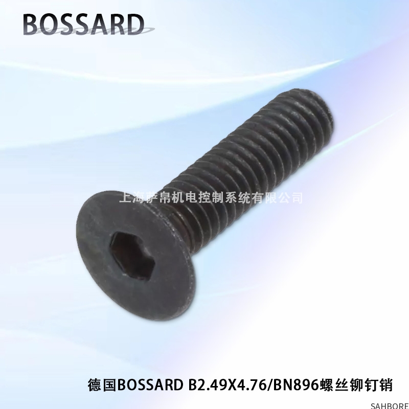 德国BOSSARD B2.49X4.76/BN896螺丝铆钉销