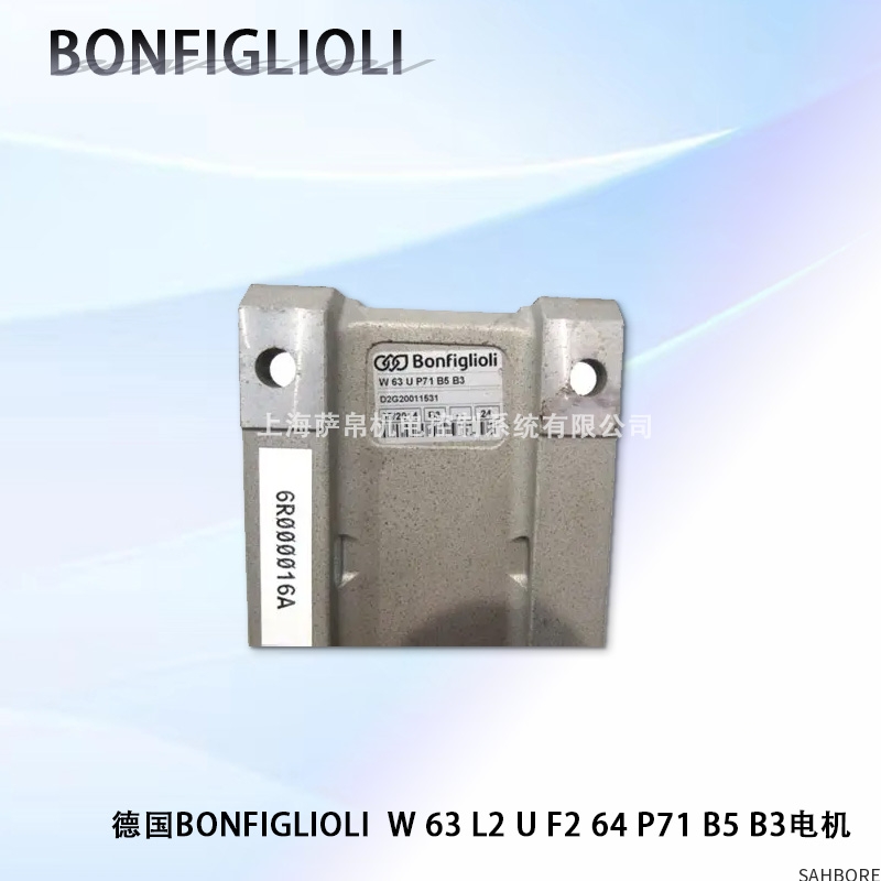 德国BONFIGLOLI W63 L2 U F2 64 P71 B5 B3电机