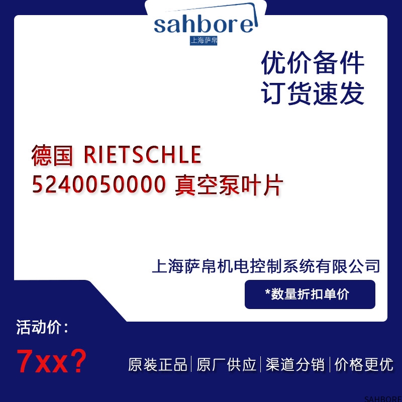 德国 RIETSCHLE 5240050000 真空泵叶片议价